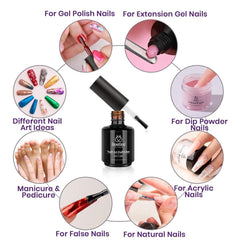 Beetles Gel Polish brush applicator spreading glue for precise placement