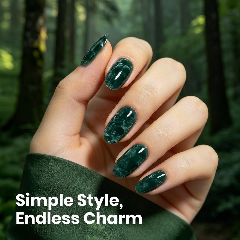 Beetles polish in salon scene showing professional application and cured shine