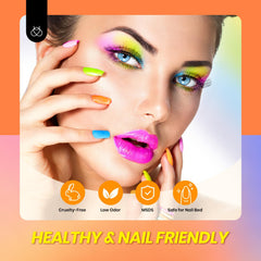 beetles french nail design using jelly glazes for subtle neon tips benefit