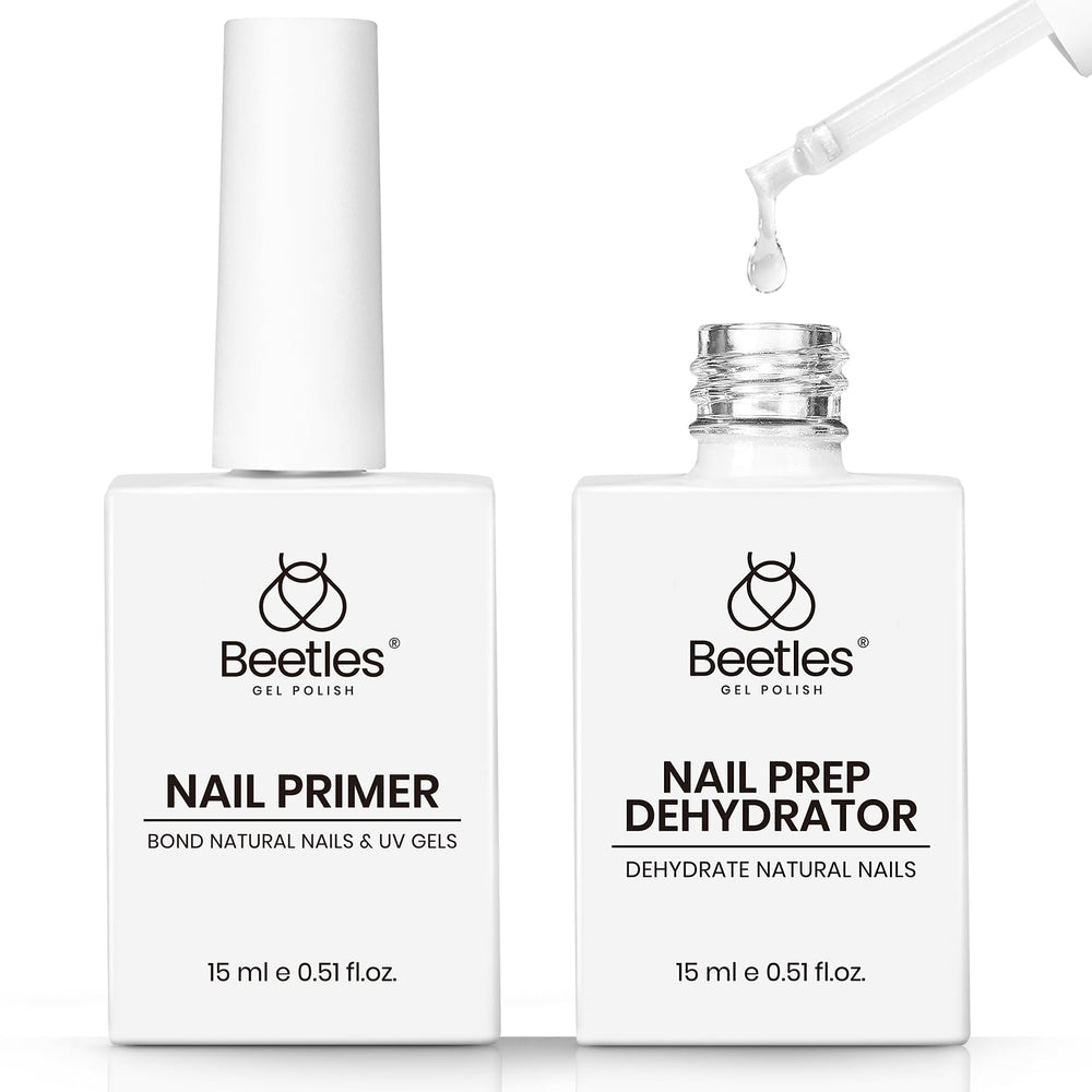 Beetles front bottles showing both 15ml dehydrator and primer for dependable prep