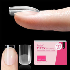 Beetles Gel Polish front packaging showing 192 tips and brand clarity for easy selection