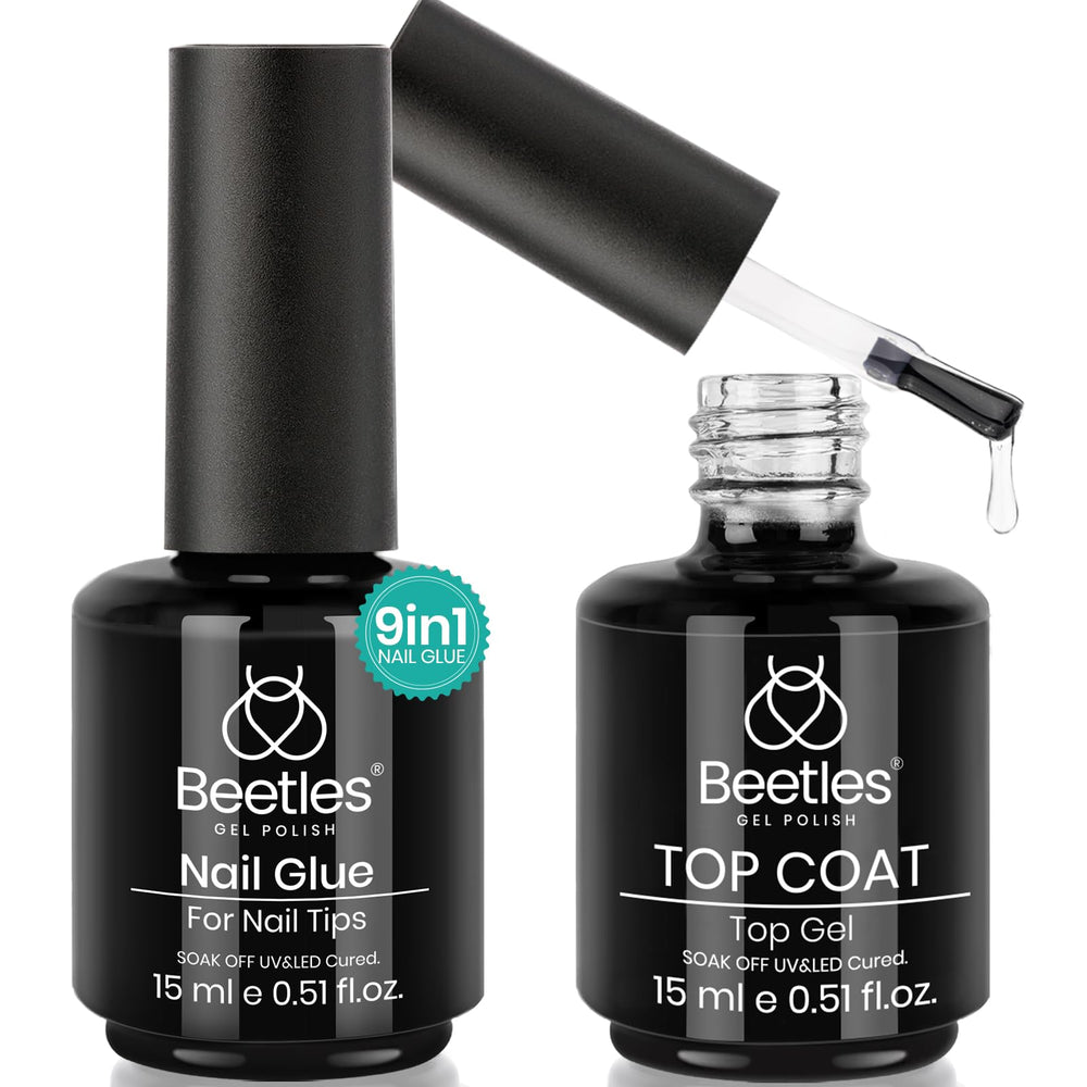 beetles front packaging showing kit and benefits for quick home manicures