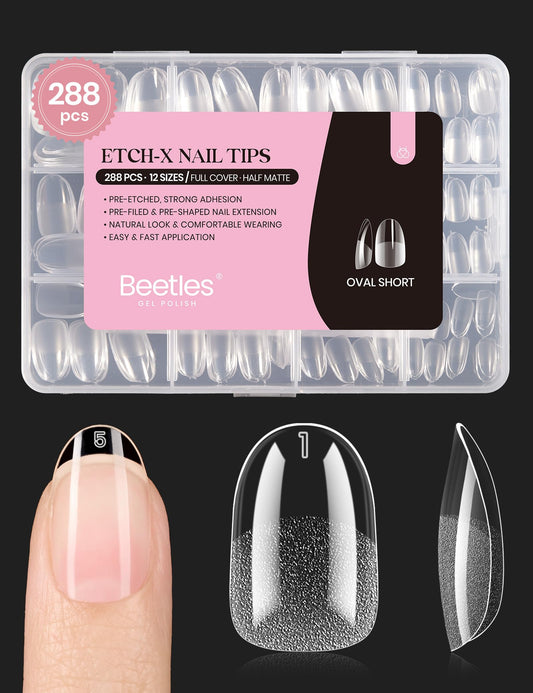 Beetles Gel Polish front packaging showing 288pcs kit and quick benefits