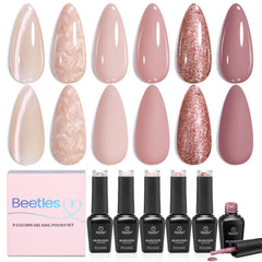 Beetles front packaging showing six soft tulle shades and compact gift-ready design