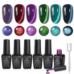 beetles front packaging showing six galaxy beam bottles and magnet, clear kit overview and benefit
