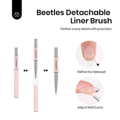 Beetles cured glossy finish on hands illustrating long-lasting shiny manicure