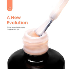 Beetles Builder Gel cured nail apex showing strength and natural-looking curvature