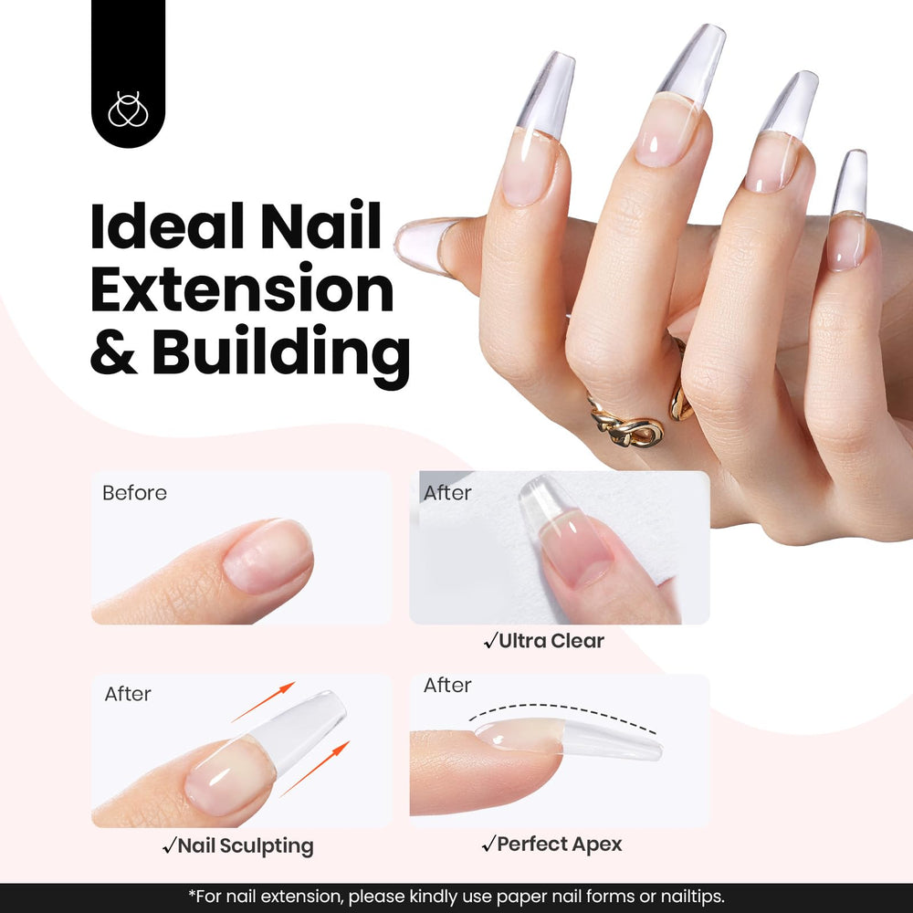 beetles gel in use on dual forms showing professional sculpting and speed benefits