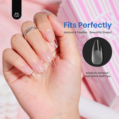 Beetles gel overlay in salon demonstrating professional finish and strength