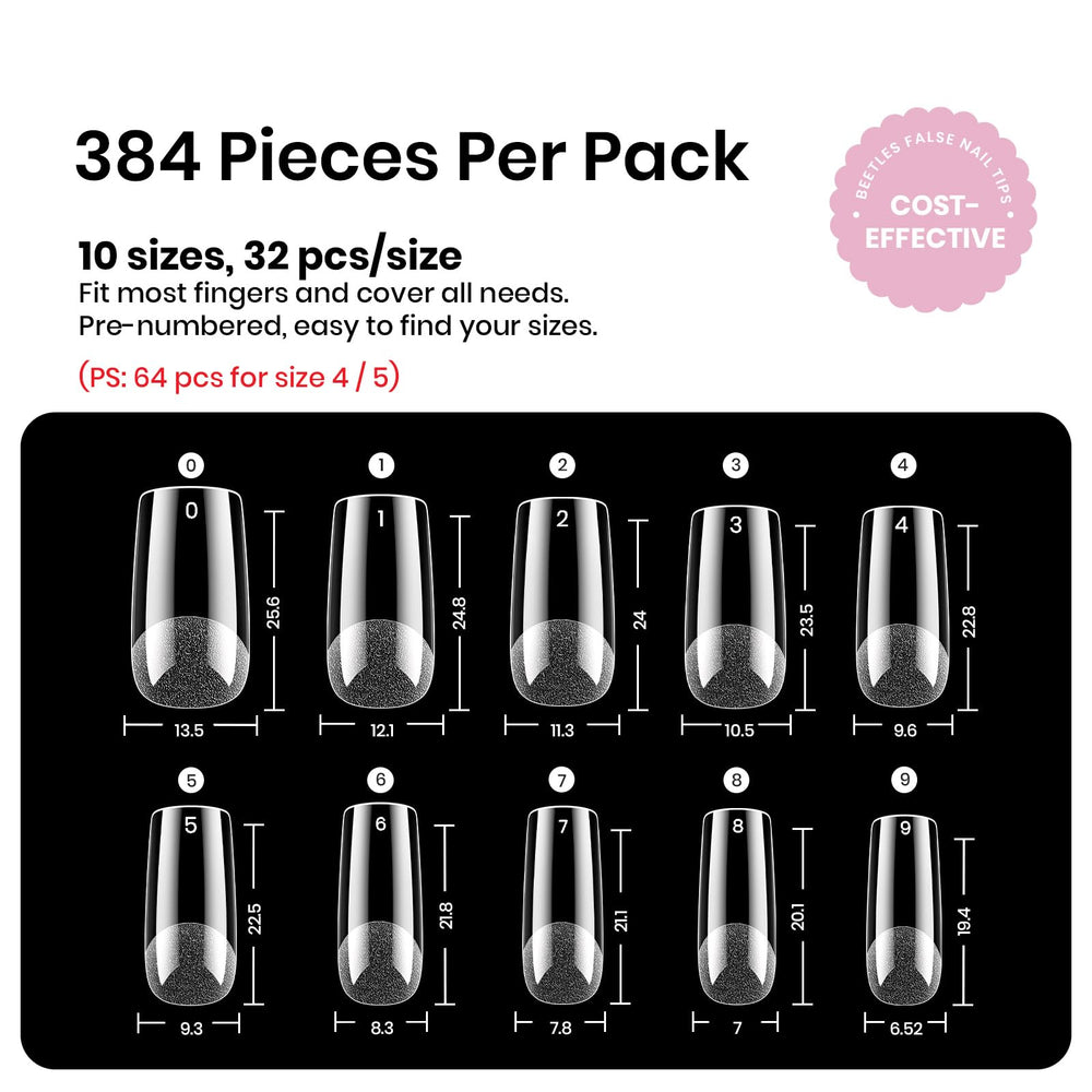 beetles gel polish customized nail art applied over tips for versatile styling
