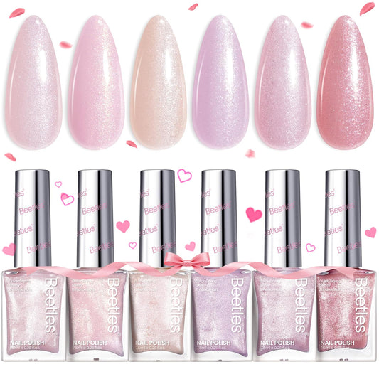 beetles Gel Polish front packaging showing product and shine benefit