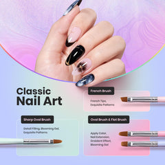 beetles gel polish used to paint crisp French tips at home