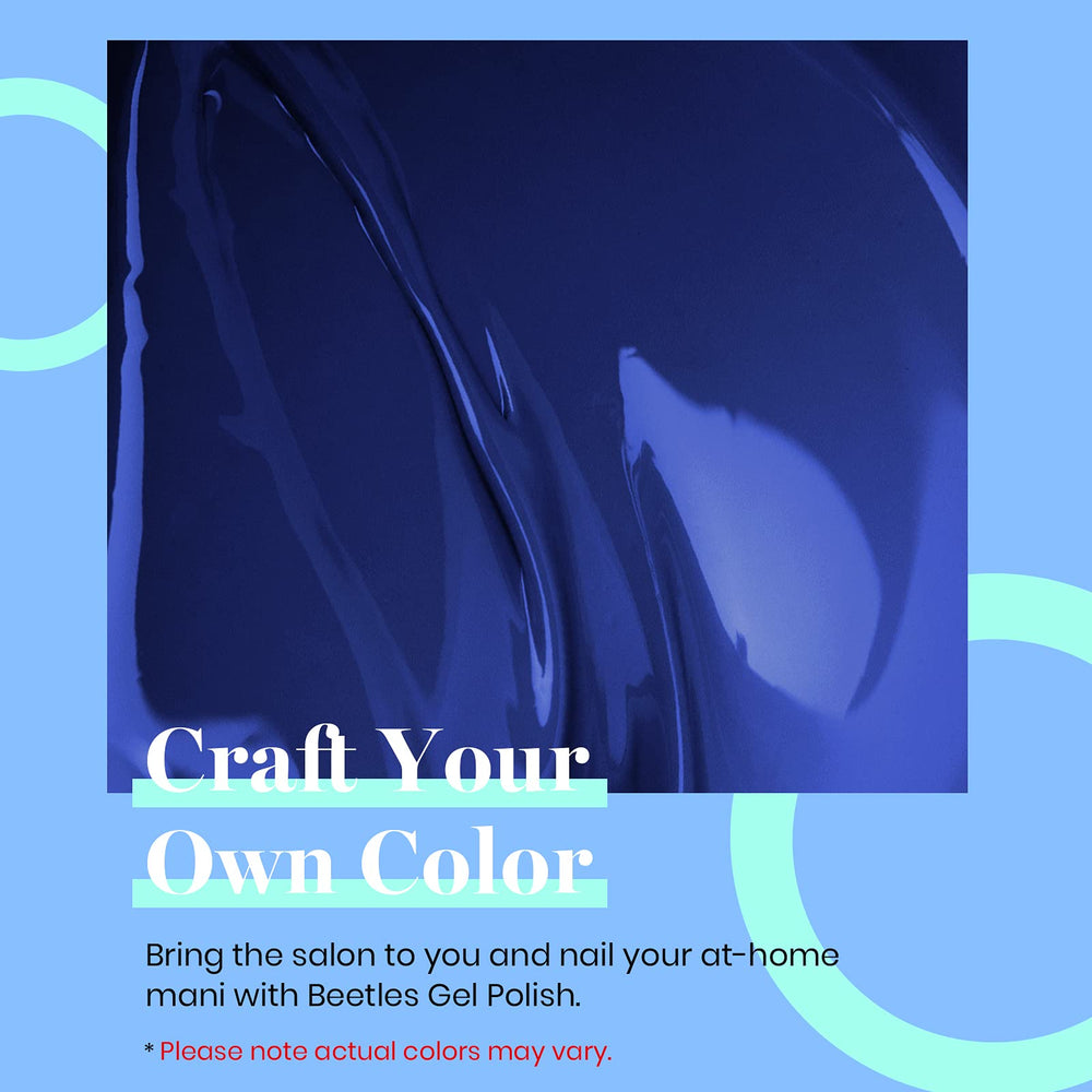 Beetles Gel Polish staged with lamp and tools illustrating a ready-to-use at-home setup benefit
