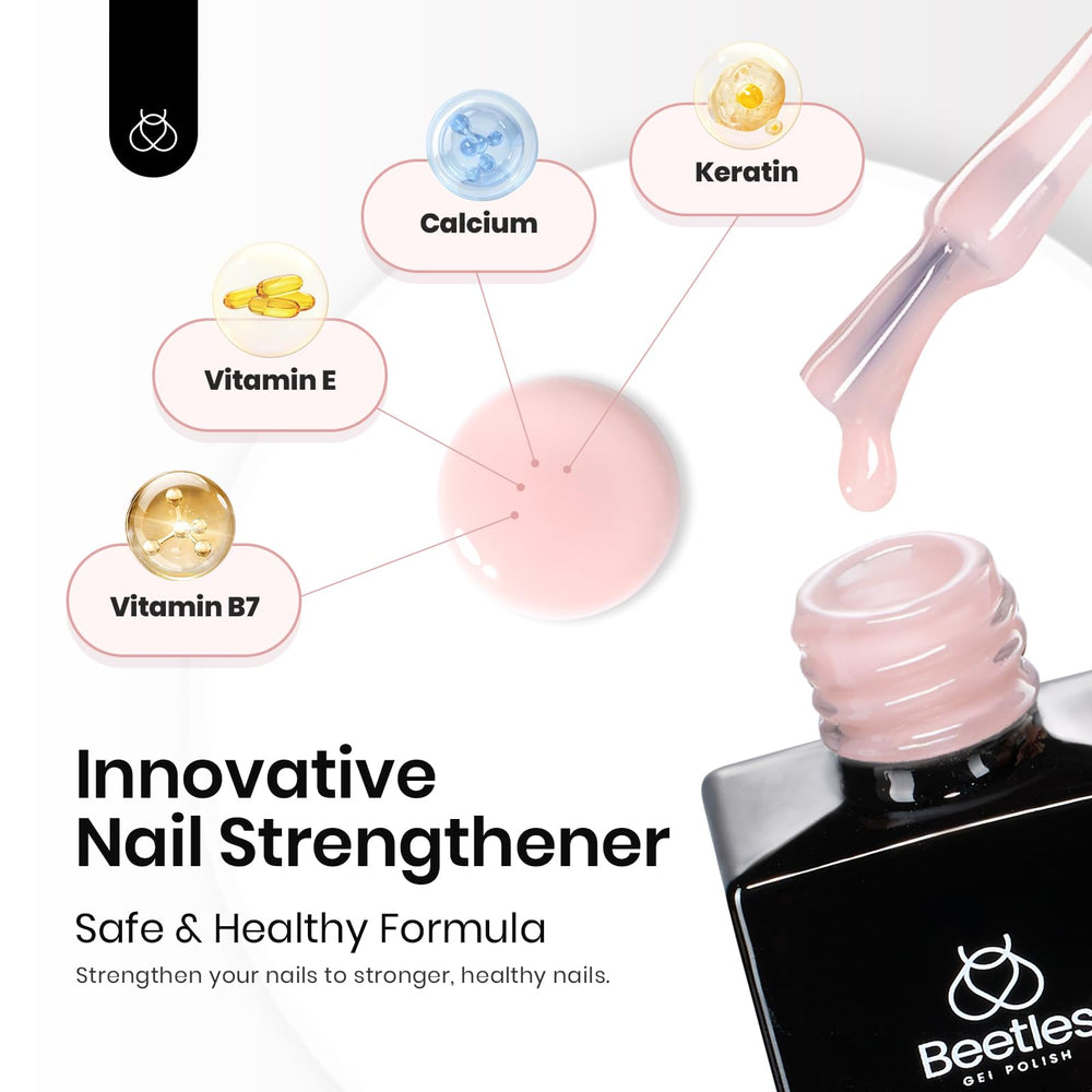 Beetles Gel Polish open bottle with brush demonstrating smooth application benefit