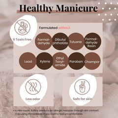 beetles Gel Polish label close-up showing color number and ingredient info benefit