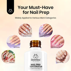 beetles Gel Polish held next to a fingertip showing scale and adequate 20ml supply for multiple manicures