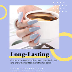 beetles Gel Polish used during manicure showing quick professional-looking results