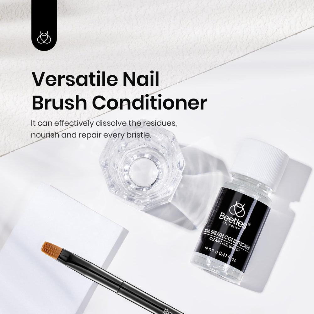 Finished cured nail extensions made with Beetles gel showing high-hardness glossy apex