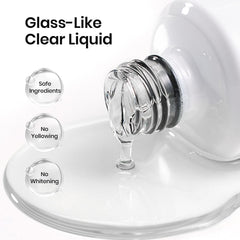 beetles high-gloss top coat on nails demonstrating durable shine