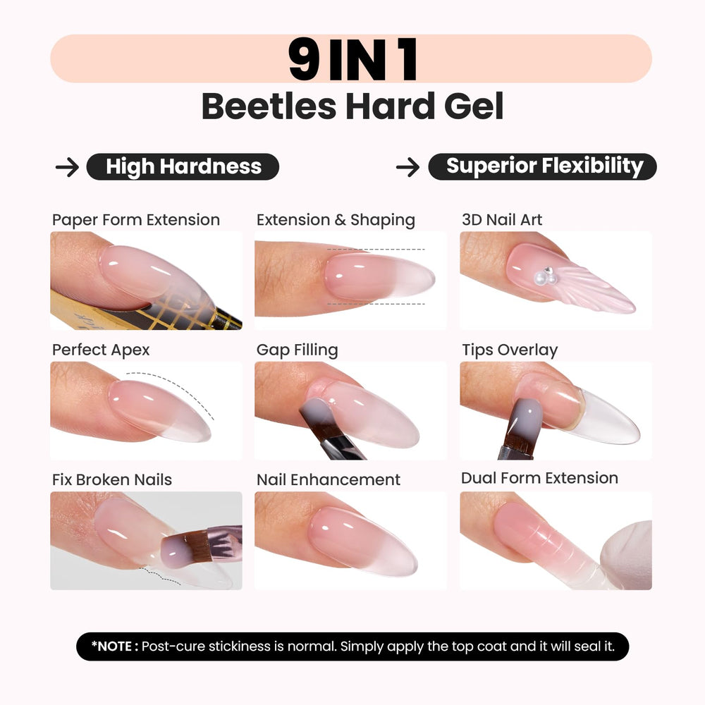 Beetles jar open showing thick gel consistency for easy sculpting and strong hold benefit