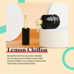 Beetles swatch fan with Lemon Chiffon among pastel shades to compare color options