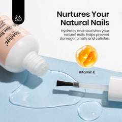 Beetles kit on a bathroom counter staged for at-home nail removal convenience