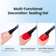 beetles in home manicure scene showing DIY convenience and salon-quality finish
