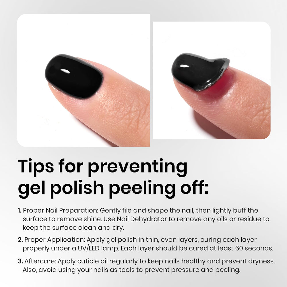 Beetles styled hand with manicure showcasing durable glossy results