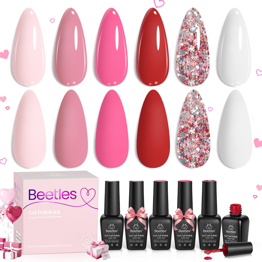 beetles lifestyle pink manicure on hands, demonstrating salon finish