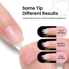 beetles lifestyle shot of short square manicure showcasing wearable, everyday style