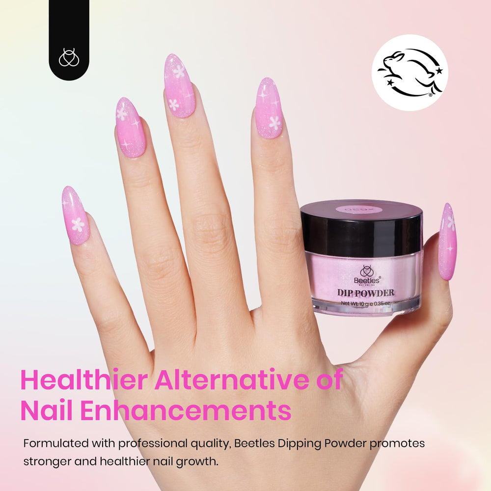 beetles lifestyle spring manicure on hands displaying finished look and seasonal flair