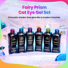 beetles Gel Polish styled summer manicure scene with neon cat eye nails, portrays wearable vibrancy