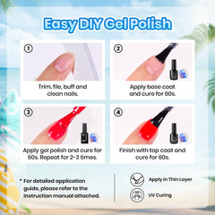 Beetles neon nails in summer setting showing eye-catching color and photo-ready benefit