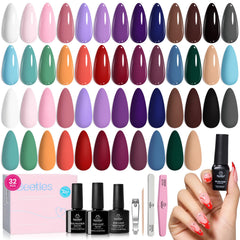 beetles lifestyle summer nail look on model showcasing vibrant wearable colors