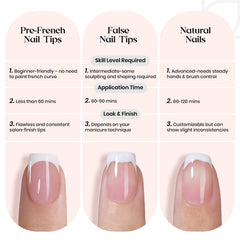 beetles lifestyle image of woman wearing blossom french nails showcasing elegant almond look for events