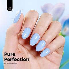 beetles Gel Polish close-up of glossy cured surface highlights high-shine finish benefit