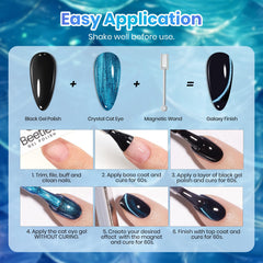 beetles Gel Polish kit used in salon-style manicure, precise results for clients