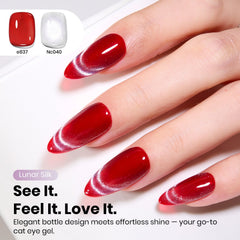 Beetles Gel Polish texture close-up revealing metallic particles for strong reflective effect