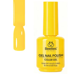 Beetles lifestyle photo of summer manicure using Mango Gelato conveying cheerful fashion appeal