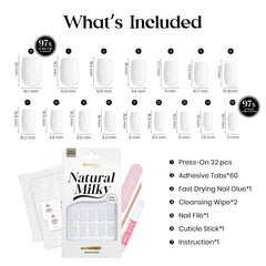 beetles milky white storage box open with organized reusable nails for convenience