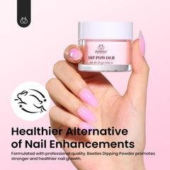 beetles Gel Polish nail art ideas using Nude Poem for elegant, customizable designs