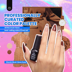beetles nails in use lifestyle image showing salon-quality finished nails