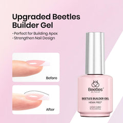 Beetles no-wipe top coat brush detail showing fine bristles for streak-free glossy finish