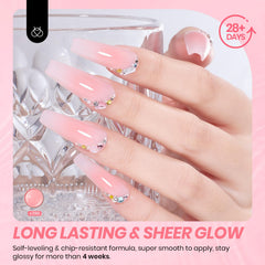 beetles swatch three-layer progression showing sheer to deeper translucent coverage