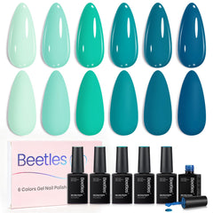 beetles Gel Polish front packaging showing Ocean Haven collection and bright colors
