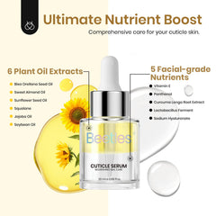 beetles oil texture on nail demonstrating quick absorption benefit