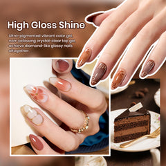 beetles on model manicure lifestyle shot showing salon-quality cured nails
