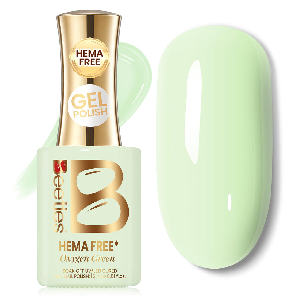 Beetles bottle front view showing oxygengreen shade and salon-ready size