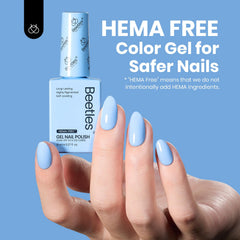 beetles swatches on nail tips showing color payoff and polish opacity benefit