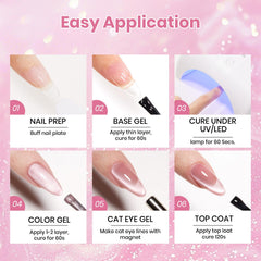 Beetles finished manicure in lifestyle scene showing wearable peach-pink glamour
